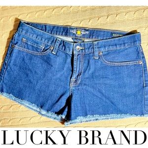 Lucky Brand frayed Denim shorts